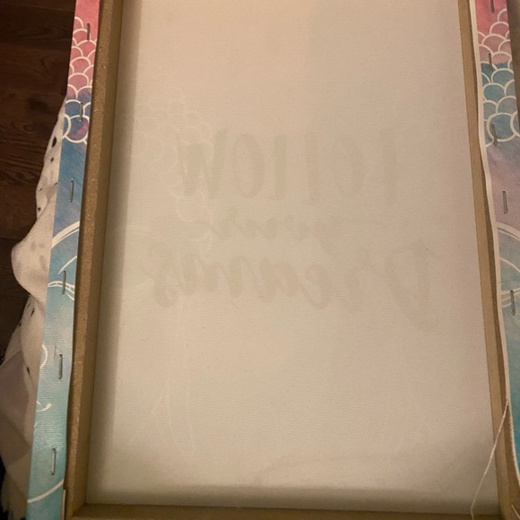 “follow your dreams” wall canvas - Picture 2 of 2